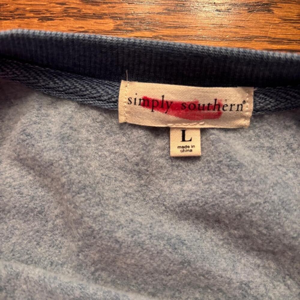 Simply Southern Crewneck Women’s Sweatshirt Western Barbie Size Large - Picture 5 of 8
